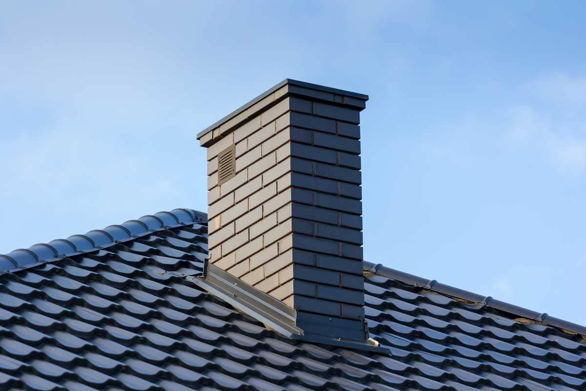 Roof and chimney
